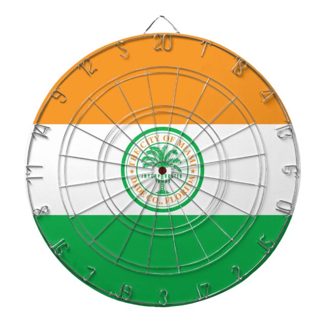 Diana Bandera de la Ciudad de Miami (Florida) (Frente)