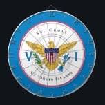Diana Bandera de las Islas Vírgenes de Estados Unidos Sa<br><div class="desc">La bandera de las Islas Vírgenes de los Estados Unidos,  Santa Cruz USVI Personalize Dart Board hace una hermosa adición a su decoración de juego. Es una gran manera de divertirse y ver la bandera de las Islas Vírgenes de Estados Unidos todos los días.</div>