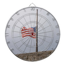 Bandera de los Estados Unidos a media asta (Estado