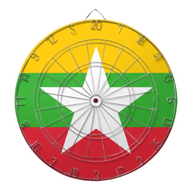 Diana Bandera de Myanmar (Birmania) (Frente)