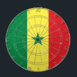 Diana Bandera de Senegal<br><div class="desc">La bandera senegalesa es una tribanda vertical con un emblema en el centro. Los colores usados en la bandera son rojo,  verde,  amarillo. La proporción de la bandera senegalesa es de 2:3. La bandera del Senegal fue adoptada en 1960.</div>