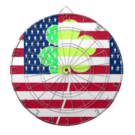 Diana Bandera irlandesa norteamericana Shamrock Clover S
