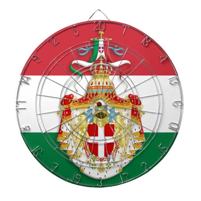 Diana Bandera italiana con insignia del Reino de Italia (Frente)