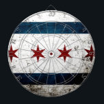 Diana Bandera negra de Chicago del Grunge<br><div class="desc">No dude en para modificar el diseño según sus propias preferencias. Usted puede cambiar la ubicación del diseño, la orientación, los colores de fondo y el tamaño. También, usted puede añadir su propio texto, o el lema fijó su fuente, ubicación y tamaño, toda para crear el último regalo personal para...</div>