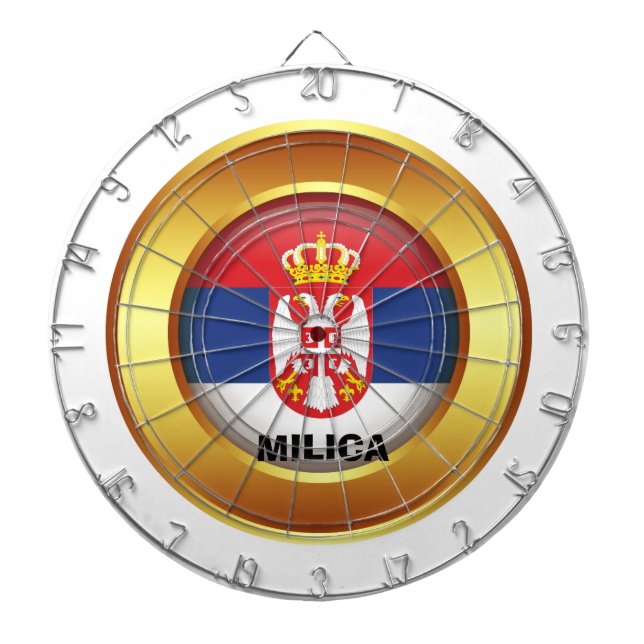 Diana Bandera patriótica de Serbia (Frente)