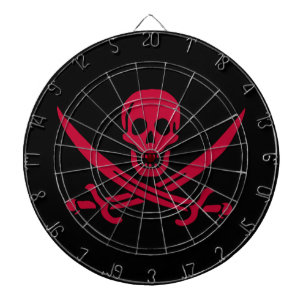 Diana Bandera pirata de Calico Jack con Cráneo y Espadas