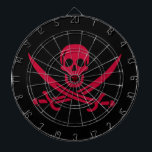 Diana Bandera pirata de Crimson Skull & Swords Jack en C<br><div class="desc">Un crecimiento bajo cruzó las olas, no de la tormenta que se avecinaba en el horizonte, sino de la garganta del capitán Jack. Sus ojos oscuros, que solían brillar con malicia, tenían una mirada estridente mientras observaba el barco que se acercaba. La "venganza", su eslúpulo, se coló ligeramente en el...</div>