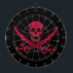 Diana Bandera pirata de Crimson Skull & Swords Jack en C<br><div class="desc">Un crecimiento bajo cruzó las olas, no de la tormenta que se avecinaba en el horizonte, sino de la garganta del capitán Jack. Sus ojos oscuros, que solían brillar con malicia, tenían una mirada estridente mientras observaba el barco que se acercaba. La "venganza", su eslúpulo, se coló ligeramente en el...</div>