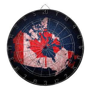 Diana Bandera y mapa de Canadá