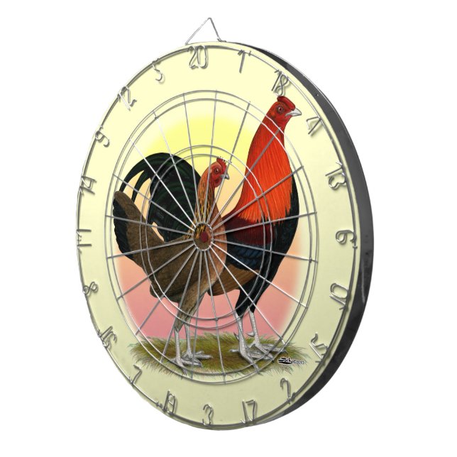 Diana Bantam, juego inglés antiguo: Rojo BB (Frente Derecha)