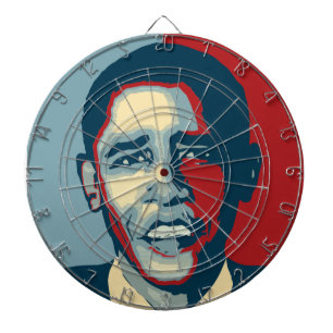 Diana Barack Obama Dart Board