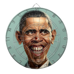 Diana Barack Obama Dartboard