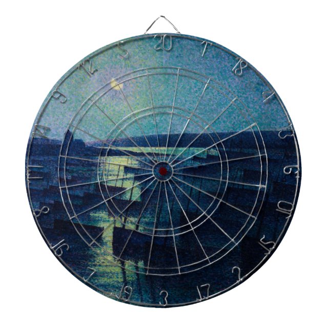 Diana Barcos de pesca a la luz de la luna (Camaret, Fran (Frente)