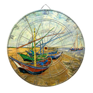 Diana Barcos pesqueros Van Gogh en la playa de Saintes M