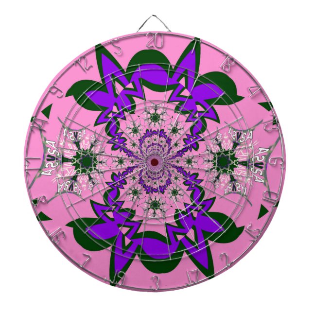 Diana Bebé lindo Floral Rosa Morada Sombra Motif Art (Frente)