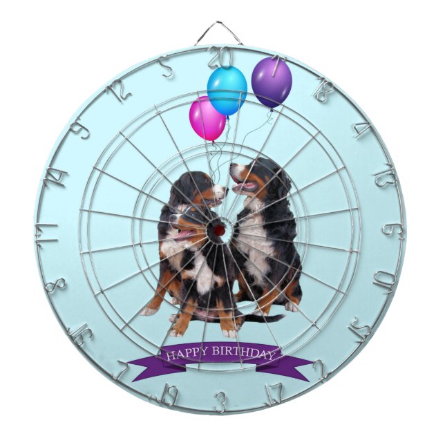 Diana Bernese Mountain Dogs Feliz cumpleaños (Frente)