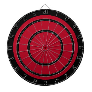 Diana Black on Red Design Dart Board