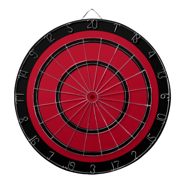 Diana Black on Red Design Dart Board (Frente)