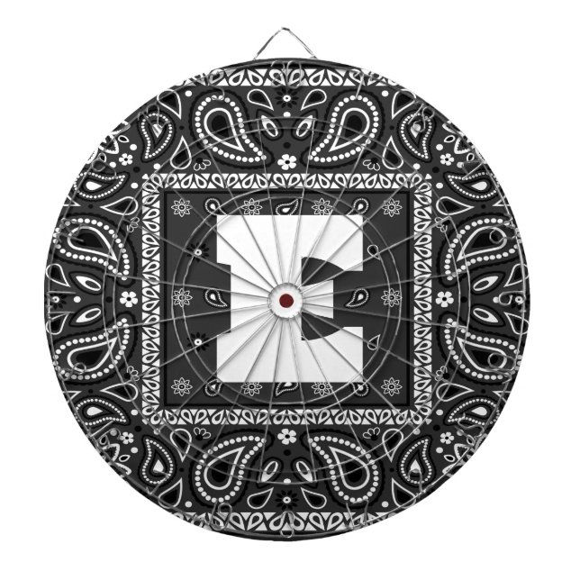 Diana Black Paisley Bandana Birthday Hip Hop Rap Scarf (Frente)