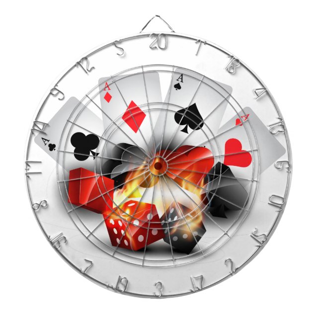 Diana Blanco del casino del póker de la llama (Frente)