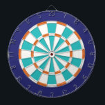 Diana Blanco, Naranja, Turquesa Y Naval<br><div class="desc">Juego De Mesa De Arte De Color Blanco,  Naranja,  Turquesa Y Azul De La Marina,  Incluyendo 6 Dardos De Ladrón</div>