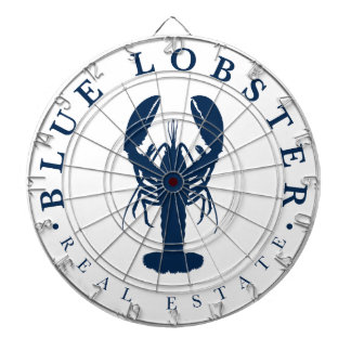 Diana Blue Lobster Real Estate Dartboard