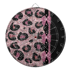 Diana Bocas de cinta de cinta de papel de leopardo rosa 