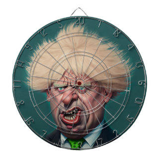 Diana Boris Johnson Dartboard
