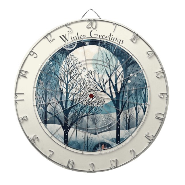 Diana Bosque nórdico iluminado por la luna, personalizab (Frente)