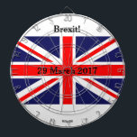 Diana Brexit Británicos<br><div class="desc">Diseño británico de la bandera, pintado a mano e impreso con la fecha de accionar del artículo 50.</div>