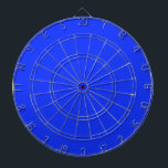 Diana Bright Neon Blue Dart Board<br><div class="desc">Dart Board con fondo azul neón brillante listo para su texto o imágenes.</div>