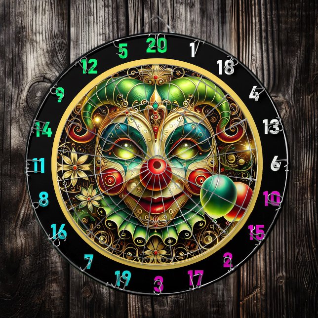 Diana Bright Retro Neon Dartboard para salas de juegos (Subido por el creador)