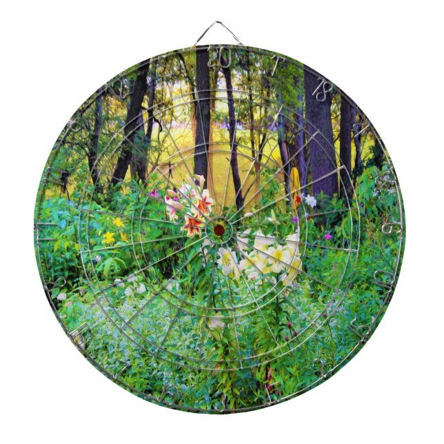 Diana Brillante amanecer con lirios de árbol en My Rubio (Frente)