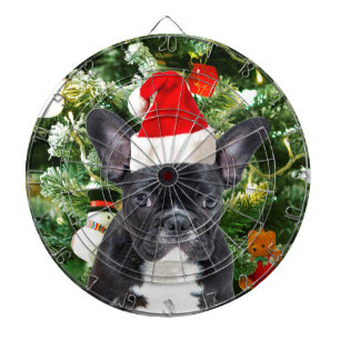 Diana Bulldog francés Ornamenta árbol de Navidad Snowman