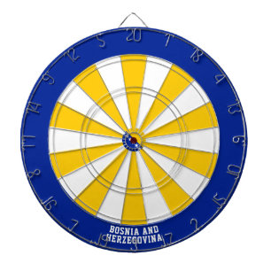 Diana Bullseye de patriota de bandera de Bosnia y Herzeg