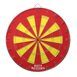 Diana Bullseye de patriota de bandera de Macedonia del N
