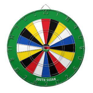 Diana Bullseye de patriota de bandera de Sudán del Sur
