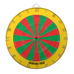 Diana Bullseye de patriota de la bandera de Burkina Faso