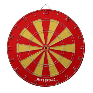 Diana Bullseye de patriota de la bandera de Montenegro