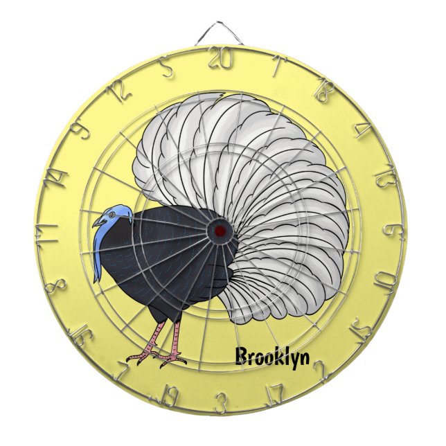 Diana Bulwer's pheasant bird cartoon illustration  (Frente)