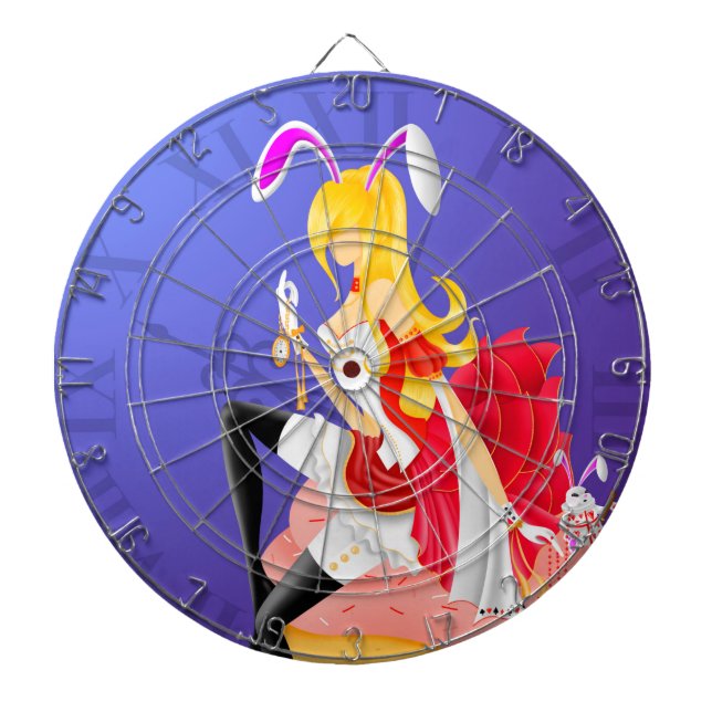 Diana Bunny Chica en Cupcake Dartboard (Frente)