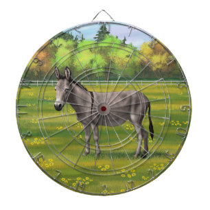 Diana Burro Gris De Burro De Burro En Pasto