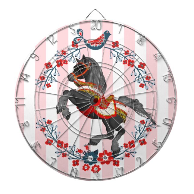 Diana Caballo de tira blanca rosada (Frente)