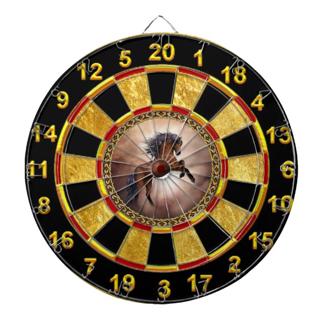 Diana Caballo marrón frisio que se alza para arriba con (Frente)