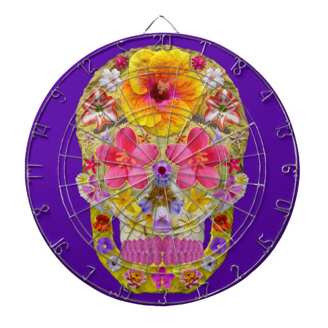 Diana Calavera de flores 4 - Tropical (Frente)