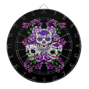 Diana Calaveras de azúcar morado triples