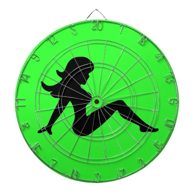 Diana Camionero Chica Green Dartboard (Frente)