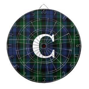 Diana Campbell Tartan Plaid Monogrammed