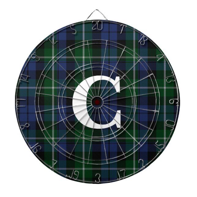 Diana Campbell Tartan Plaid Monogrammed (Frente)