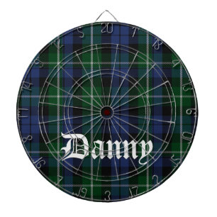 Diana Campbell Tartan Plaid Personalizado Dart Board
